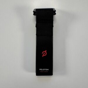 PELOTON Yoga Strap Black Nylon Adjustable 10' x 1.5" Metal Buckles Durable NEW
